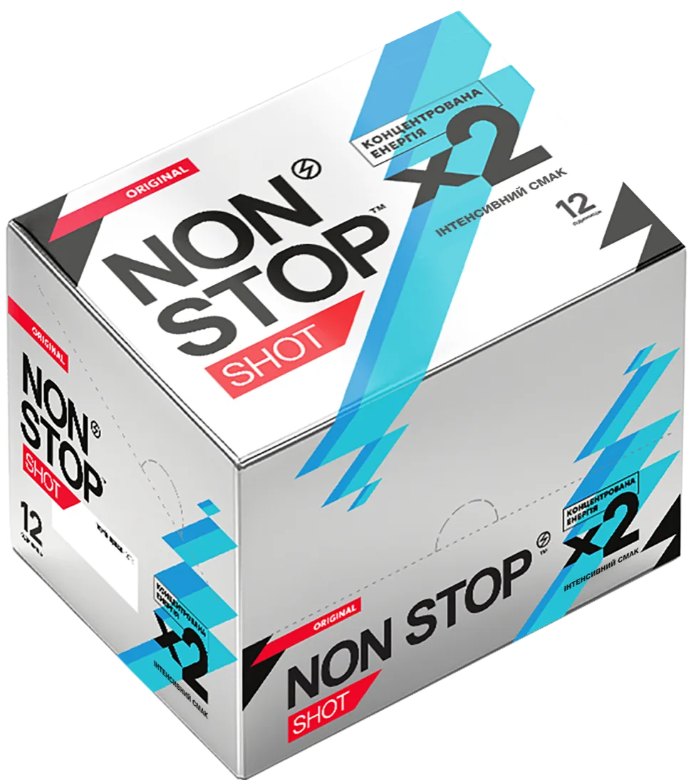 NON STOP ENERGY SHOT — Original · пак з 48 шотів